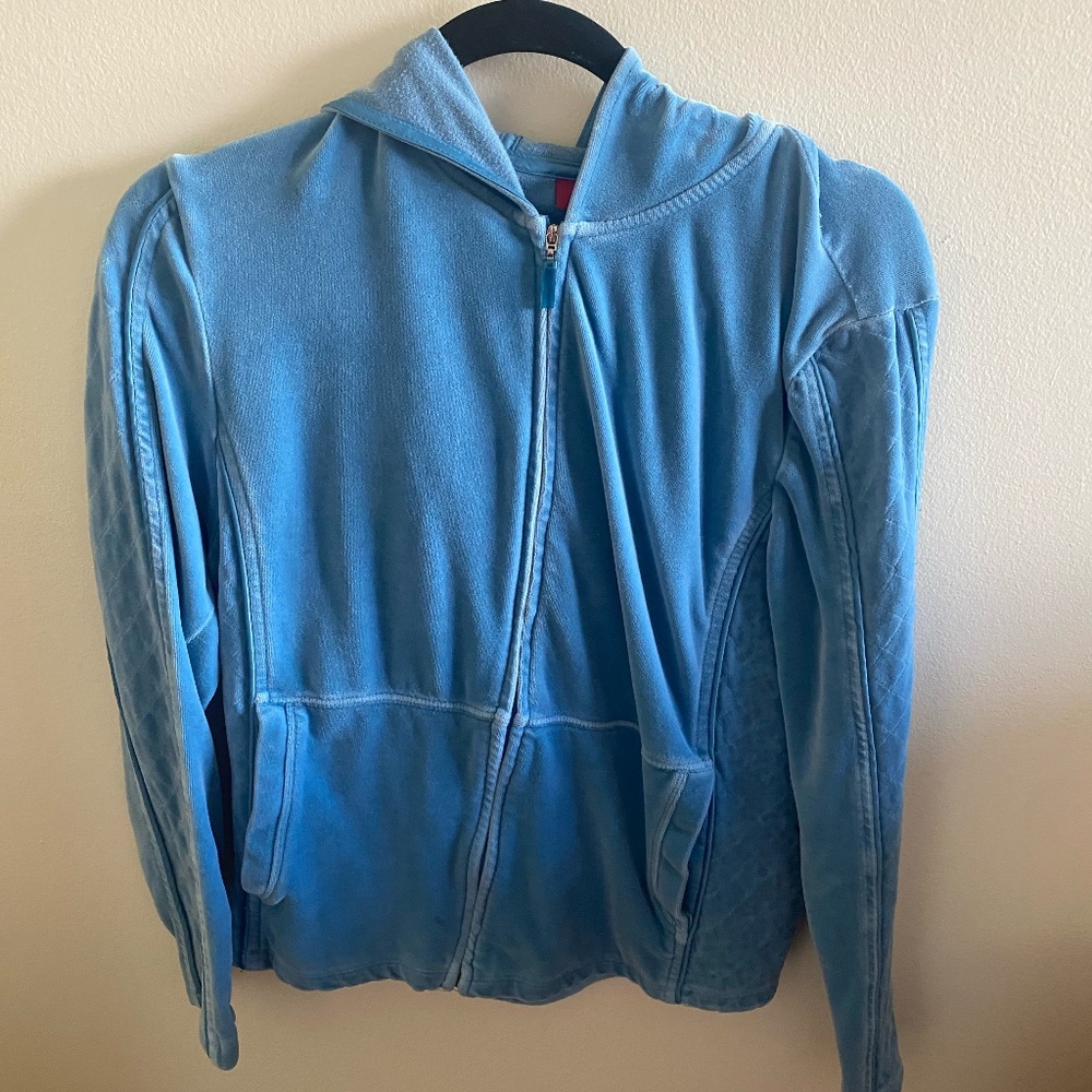 Blue velure jacket